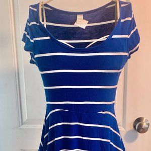 OLD Navy White & Blue Dress